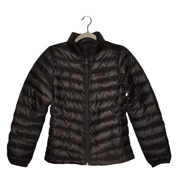 MARMOT NEW $200 Black 700 Fill Down Puffer Coat Jena Jacket Zip Front‎ Small - Picture 1 of 4